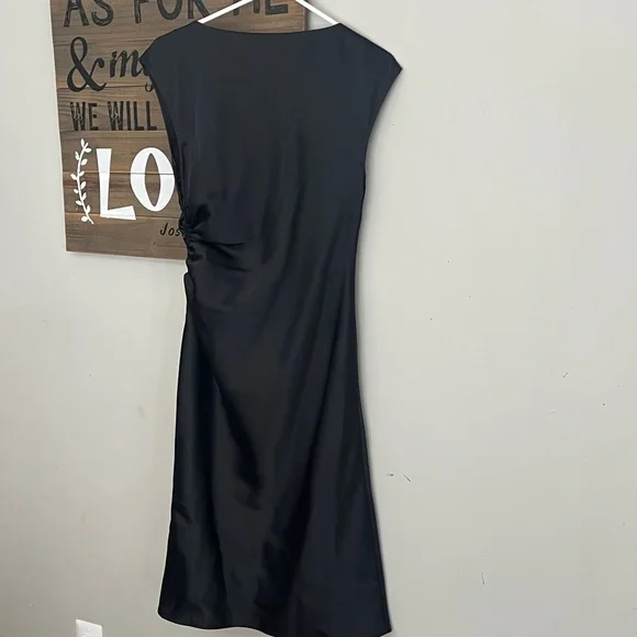 Banana Republic Factory Black Midi Dress - Picture 6 of 9